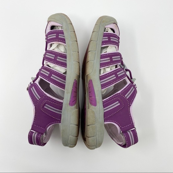 Khombu Sandy Kids Active Sandal Closed Toe.  Purple/Pink. Youth Size 3 - Picture 5 of 9
